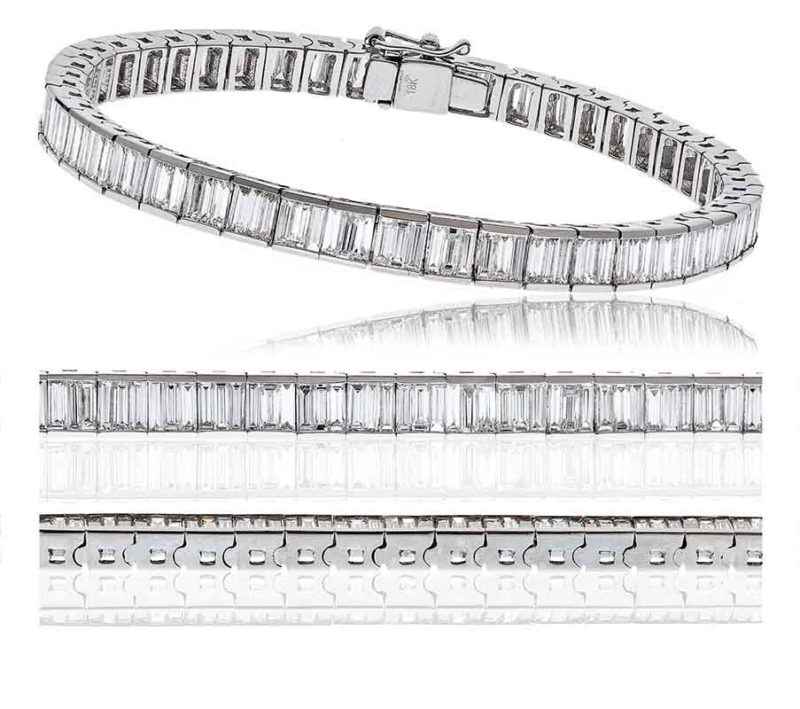 Bracelet Or 18 carat et Diamants Elena