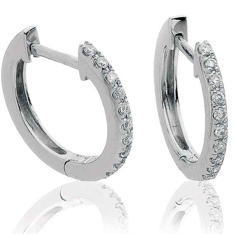 Créole Diamants et Or 18 Carats Candy