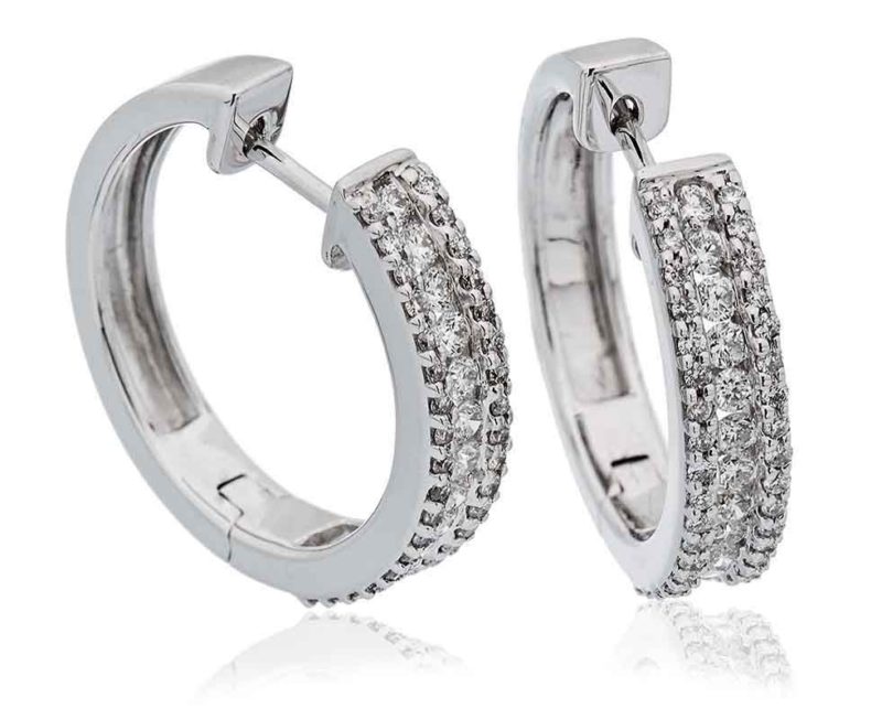 Créole Diamants et Or 18 Carats Cassy