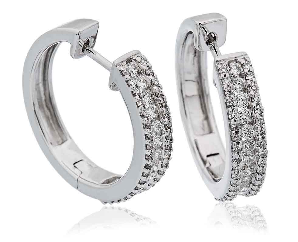 Créole Diamants et Or 18 Carats Cassy