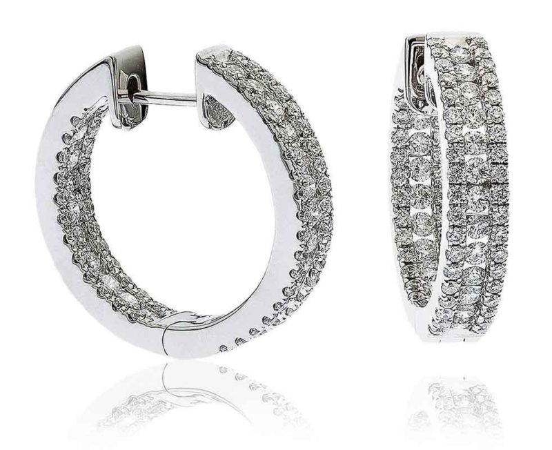Créole Diamants et Or 18 Carats Joanne