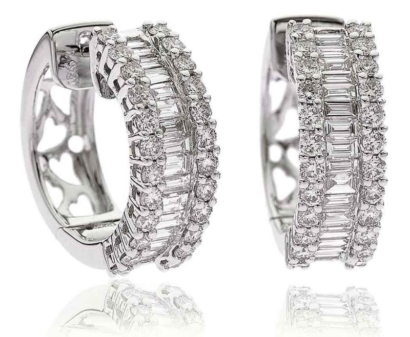Créole Or 18 Carats et Diamants Vanessa