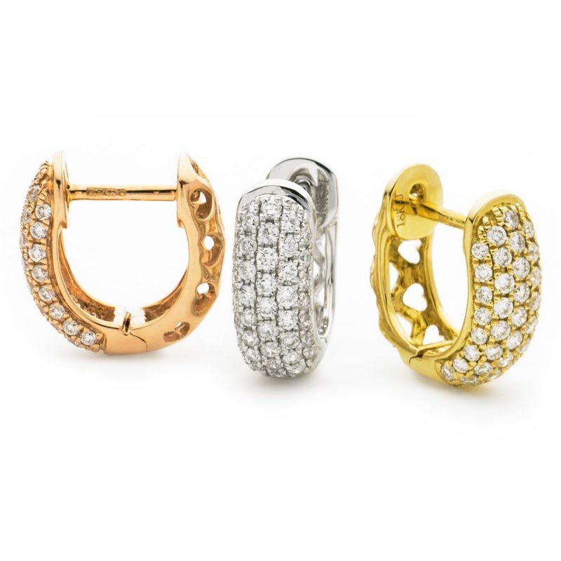 Créole Or 18 Carats et Diamants Lindy