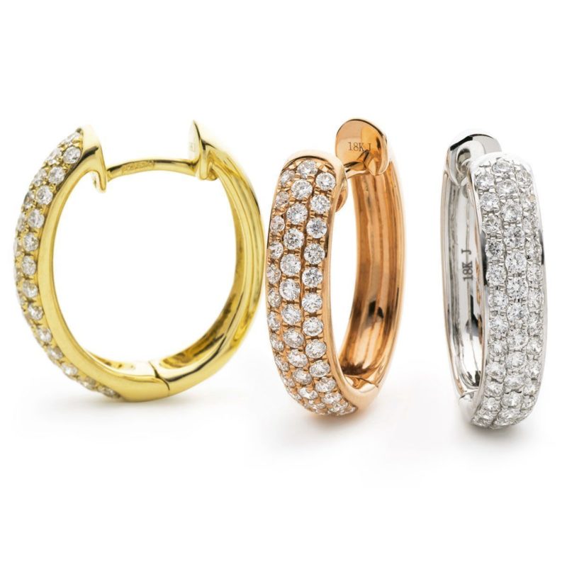 Créole Or 18 Carats et Diamants Lika