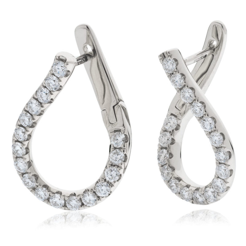 Boucles d'oreilles Diamants et Or 18 carat Chana