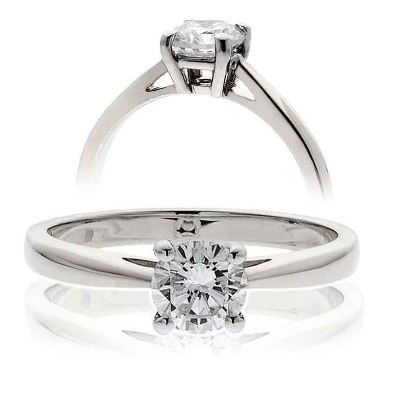 Solitaire Diamants et Or 18 Carats Sophia