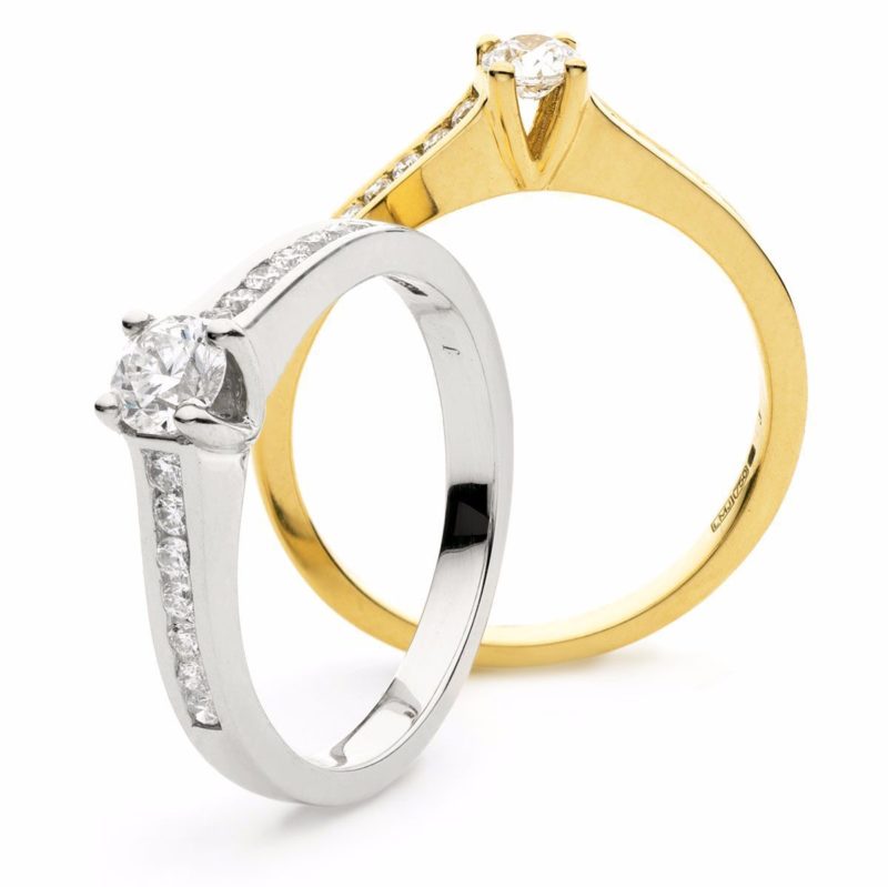 Solitaire Or Diamants Anastasia