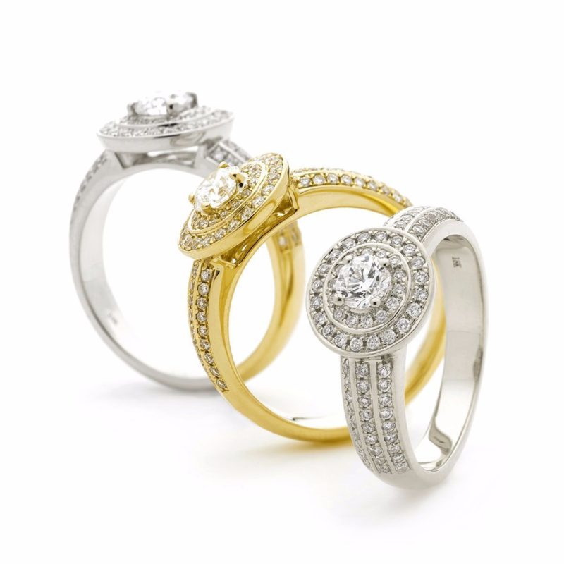 Solitaire Diamants et Or 18 Carats Kalya