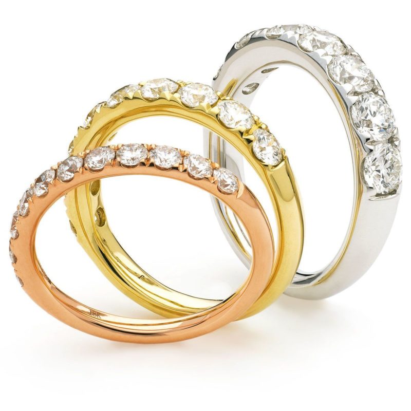Demie-Alliance Diamants et Or 18 Carats Mailice