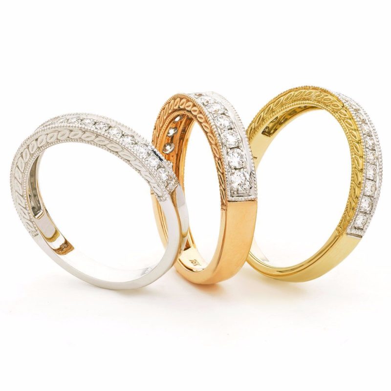 Demie-Alliance Or 18 Carats et Diamants Joline