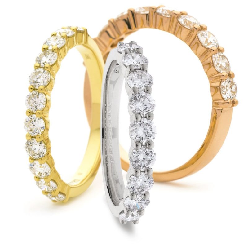 Demie-Alliance Or 18 Carats et Diamants Lucyle