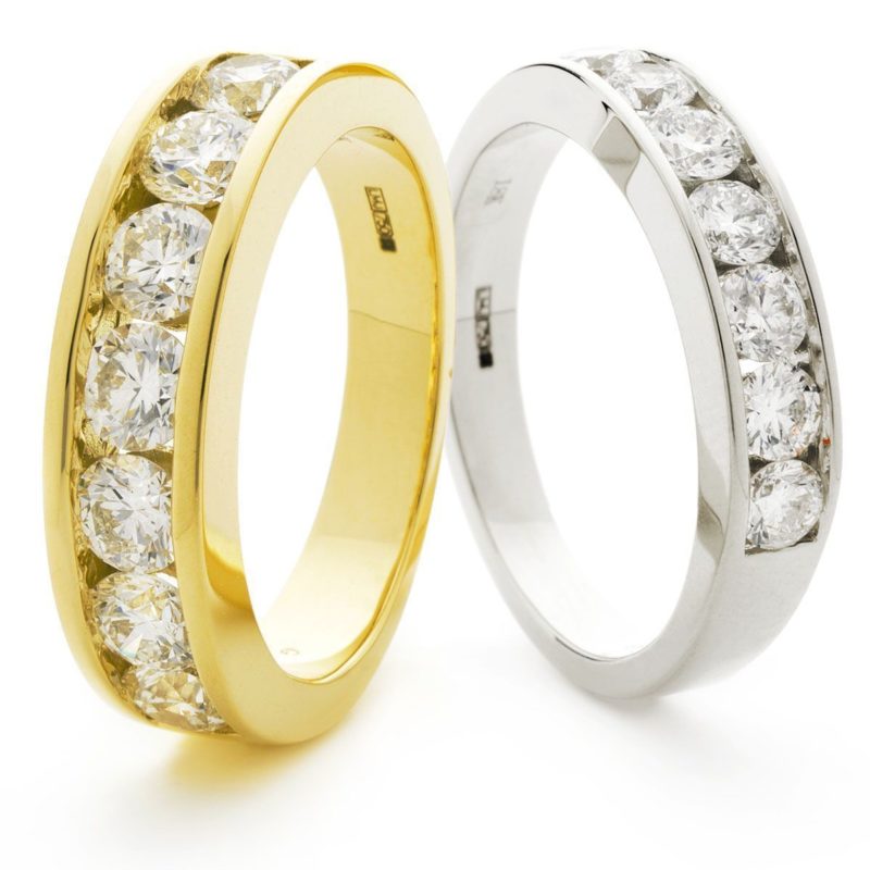 Demie-Alliance Diamants et Or 18 Carats Lyna