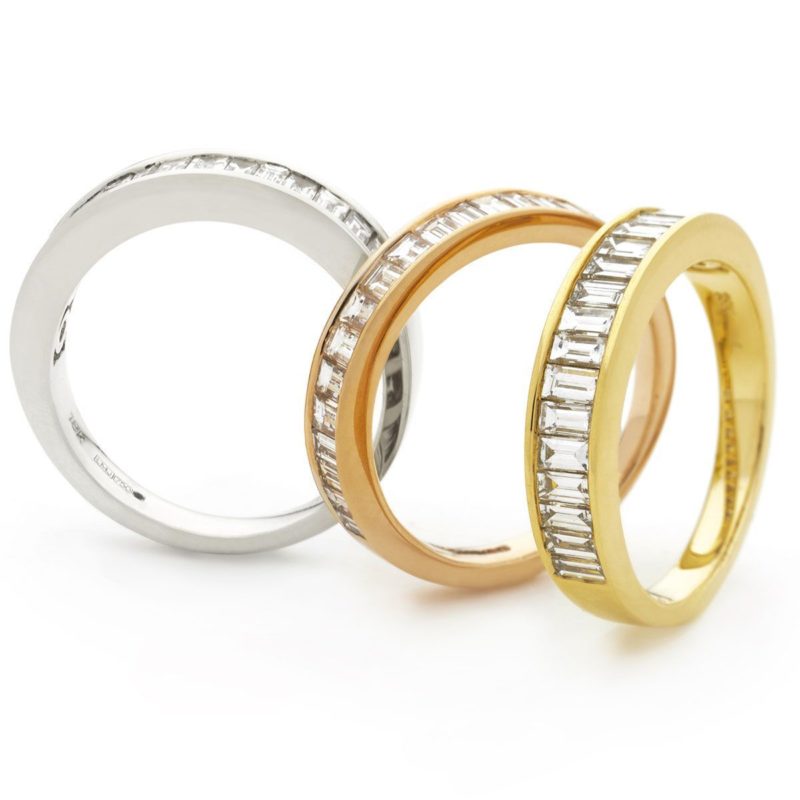 Demie-Alliance Diamants et Or 18 Carats Ludine
