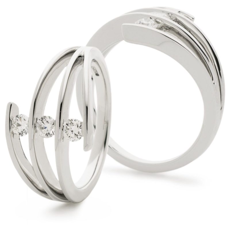 Bague Or Diamants Ambre