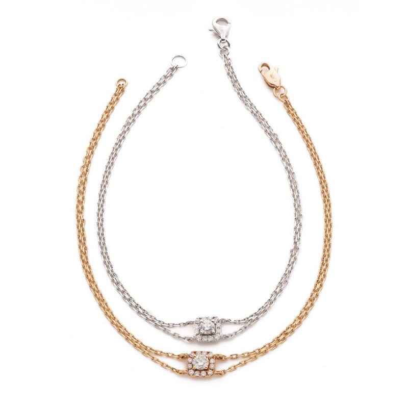 Bracelet Or 18 carat et Diamants Alna