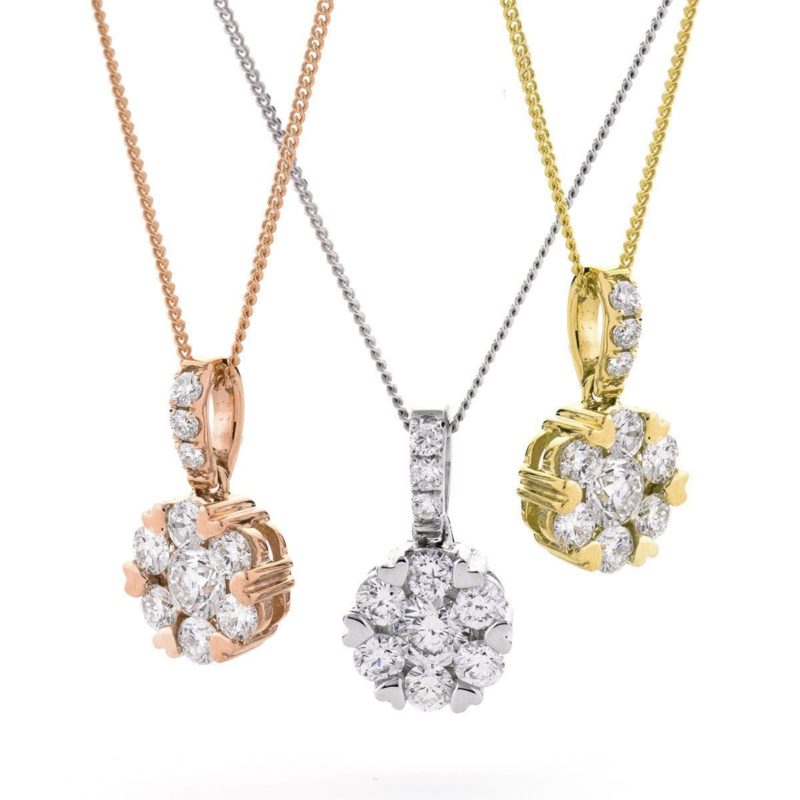 Collier Diamants et Or 18 Carats Olimpia