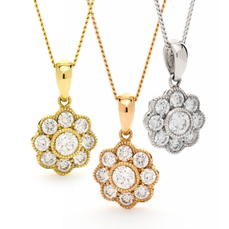 Collier Diamants et Or 18 Carats Marguerita