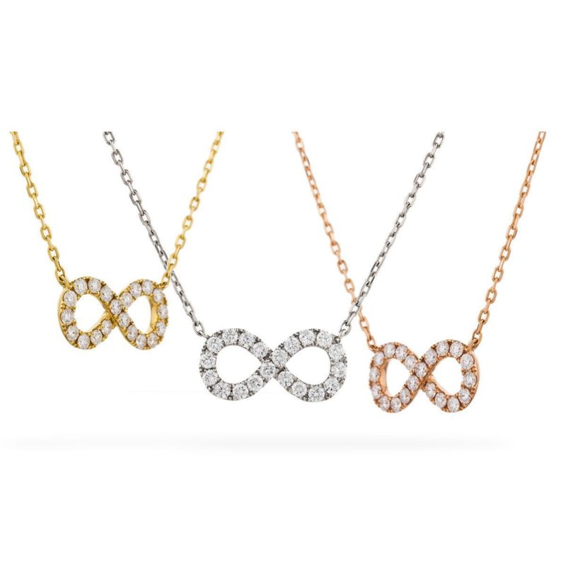 Collier Or 18 Carats et Diamants Infini