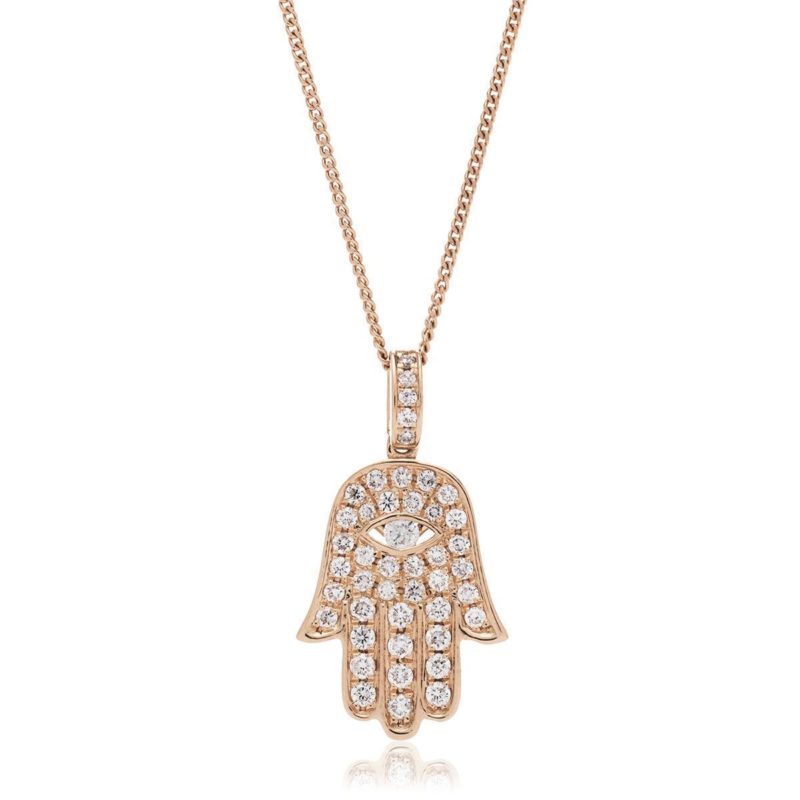Hamsa or rose,diamant