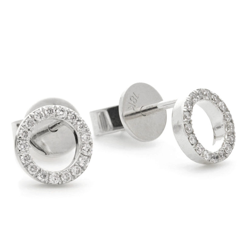 Boucles d'oreille Or Diamants Eurelie