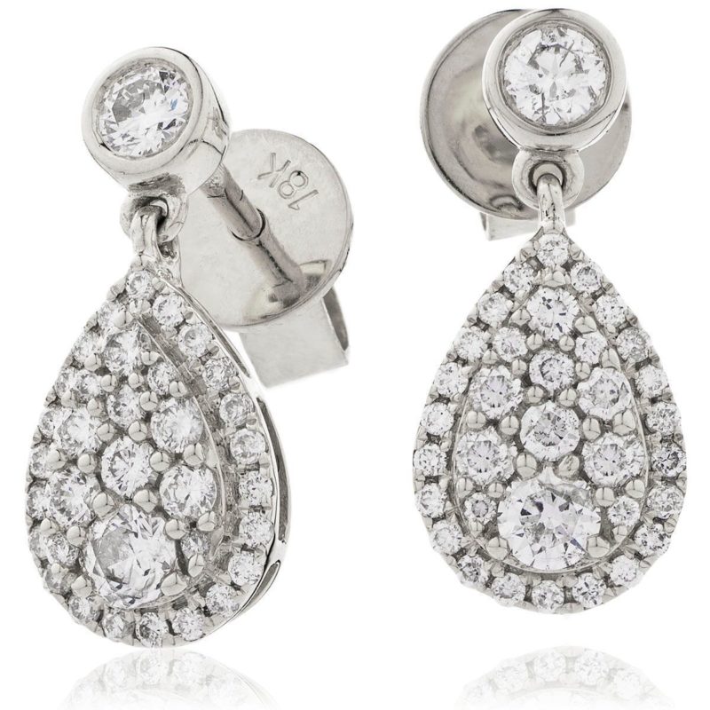 Boucles d'oreille Or 18 Carats et Diamants Phanelie