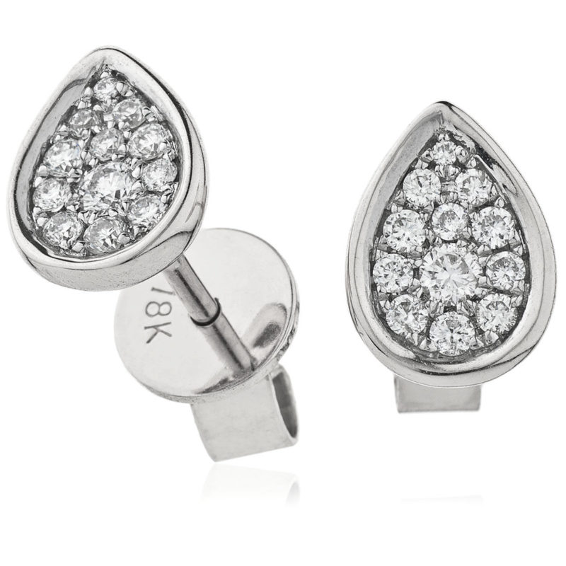 Boucles d'oreille Or 18 Carats et Diamants Mirta