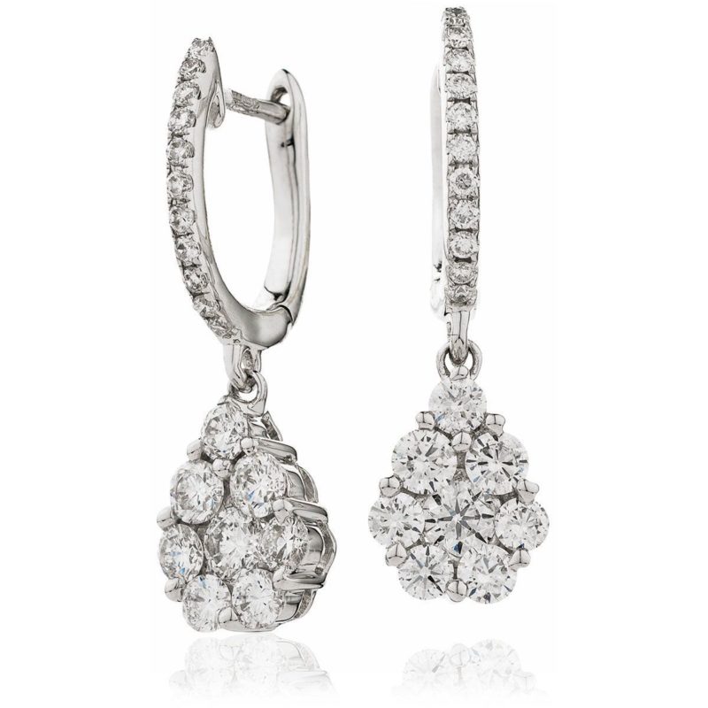 Boucles d'oreille Diamants et Or 18 Carats Lesly