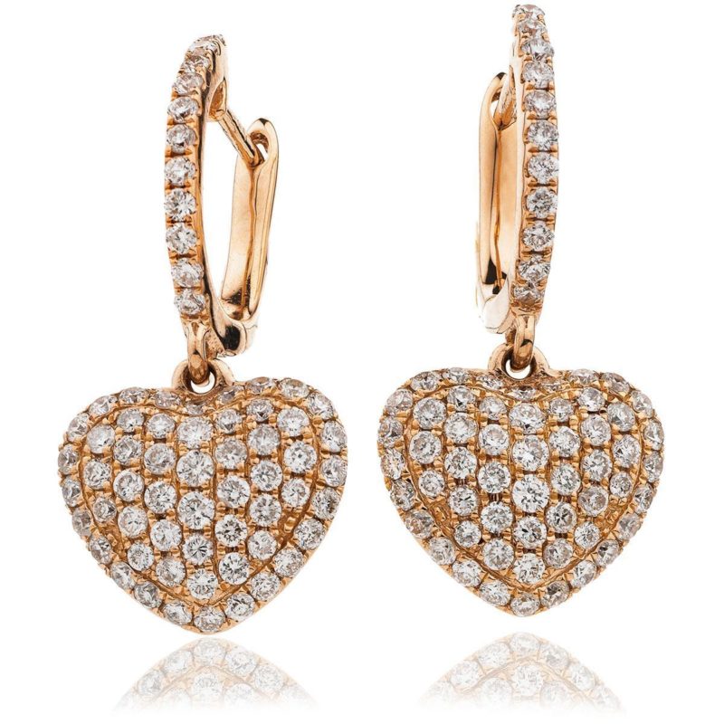 Boucles d'oreille Diamants et Or 18 Carats Noémie
