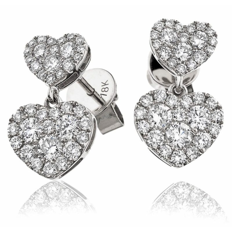 Boucles d'oreille Diamants et Or 18 Carats Nous