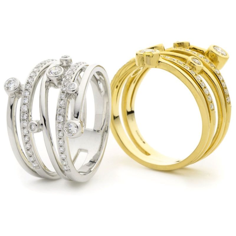 Bague Diamants et Or 18 Carats Nelia
