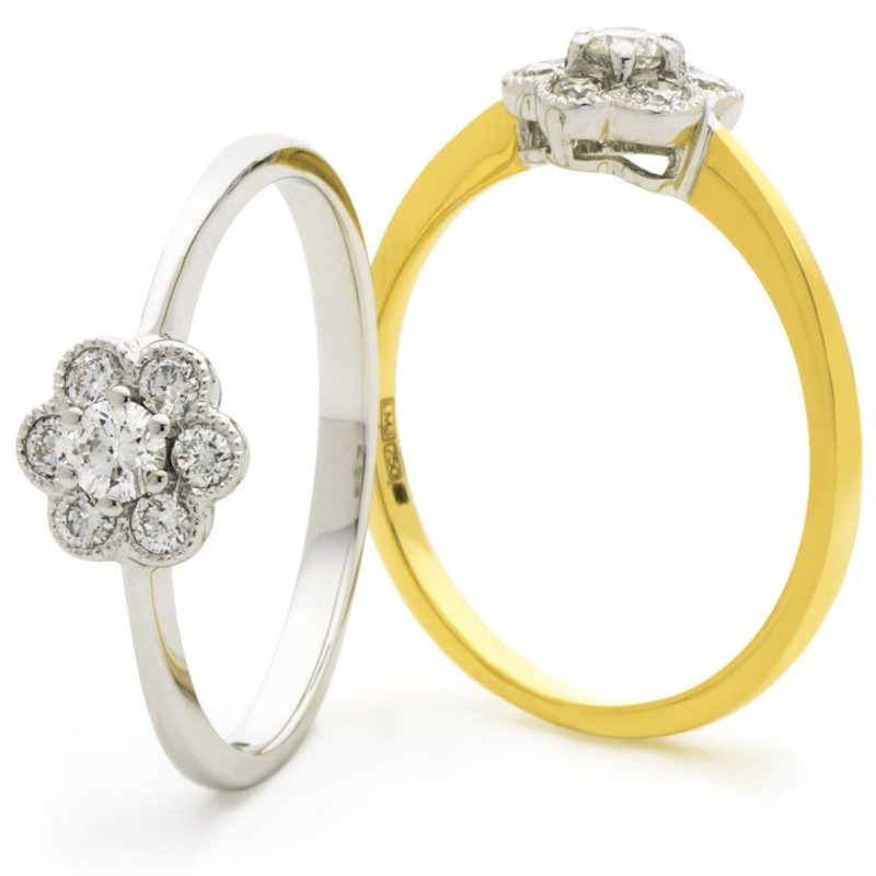 Bague Or 18 Carats et Diamants Solel