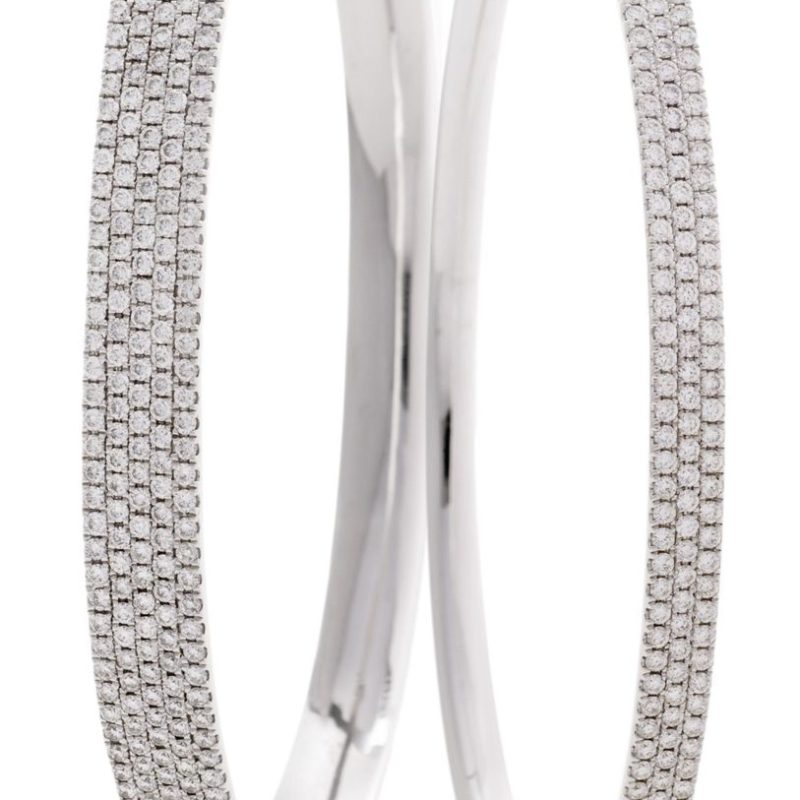 Bracelet Jonc Diamants et Or 18 Carats Elionah