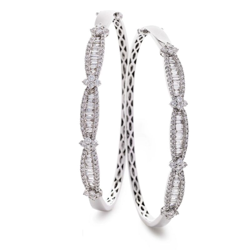 Bracelet Jonc Diamants et Or 18 Carats Gala