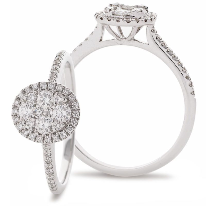 Solitaire Or 18 Carats et Diamants Danitza