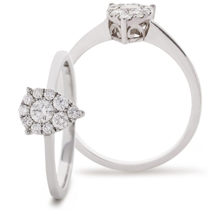 Solitaire Diamants et Or 18 Carats Poiry