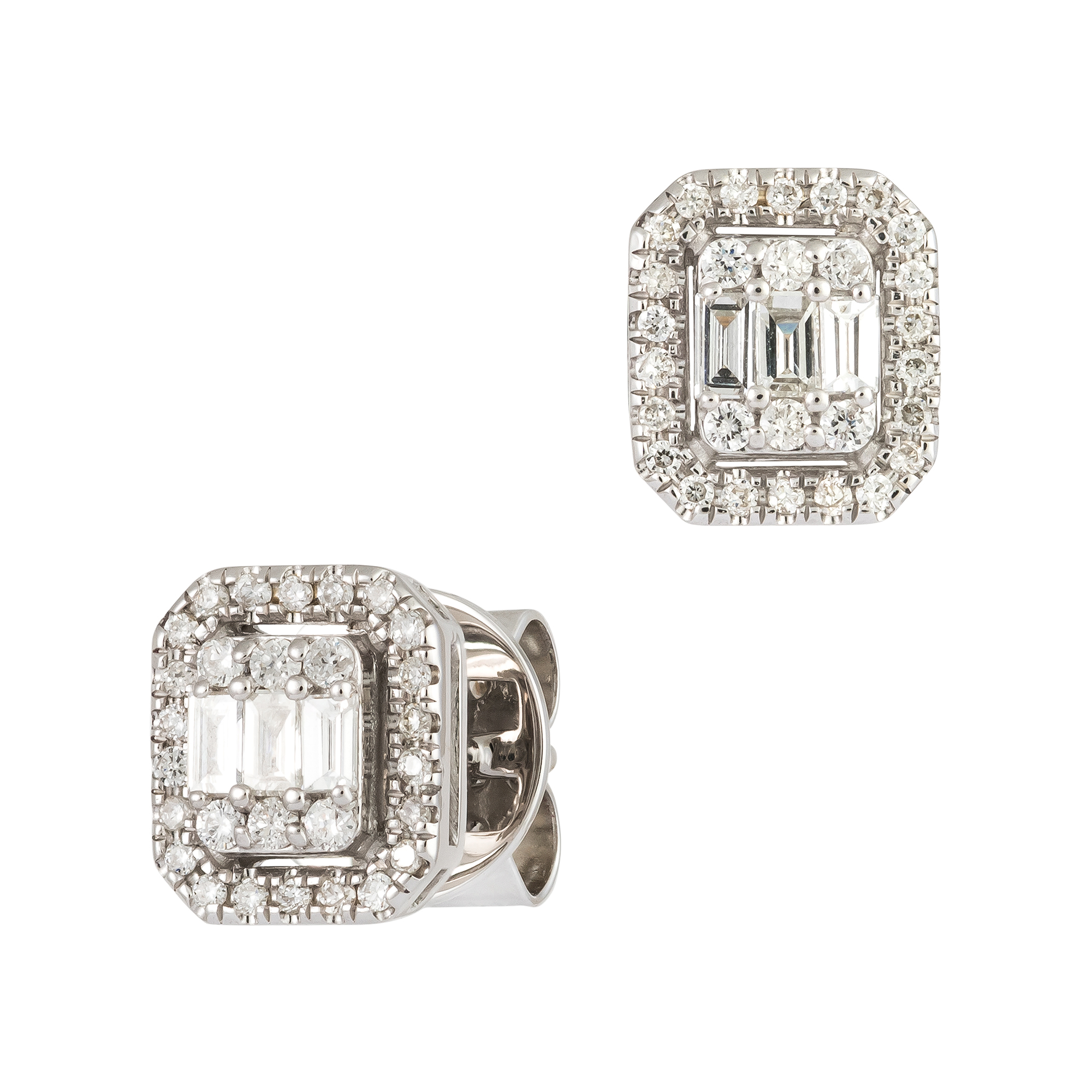 Boucles d'oreille Diamants et Or 18 Carats Mila