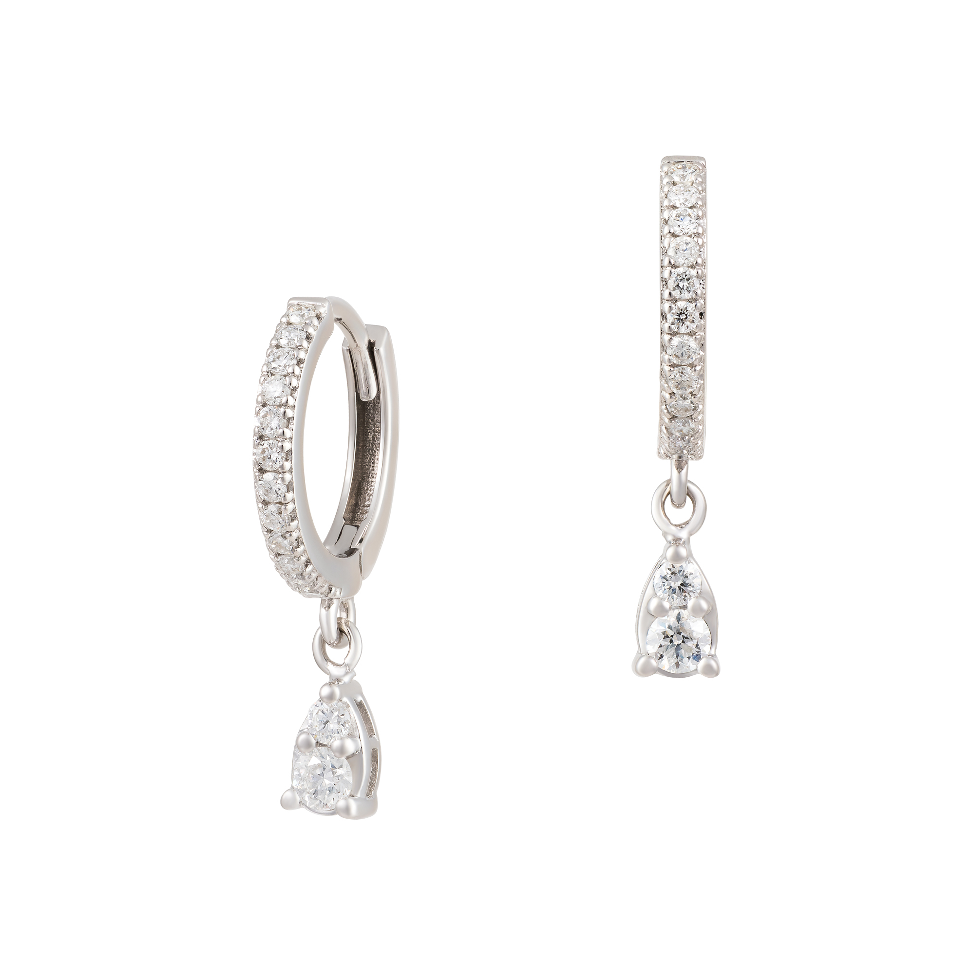 Boucles d'oreille Diamants et Or 18 Carats Louna