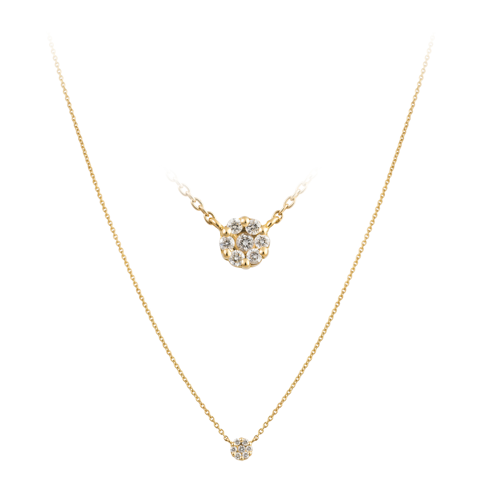 Collier Diamants et Or 18 Carats Ariel