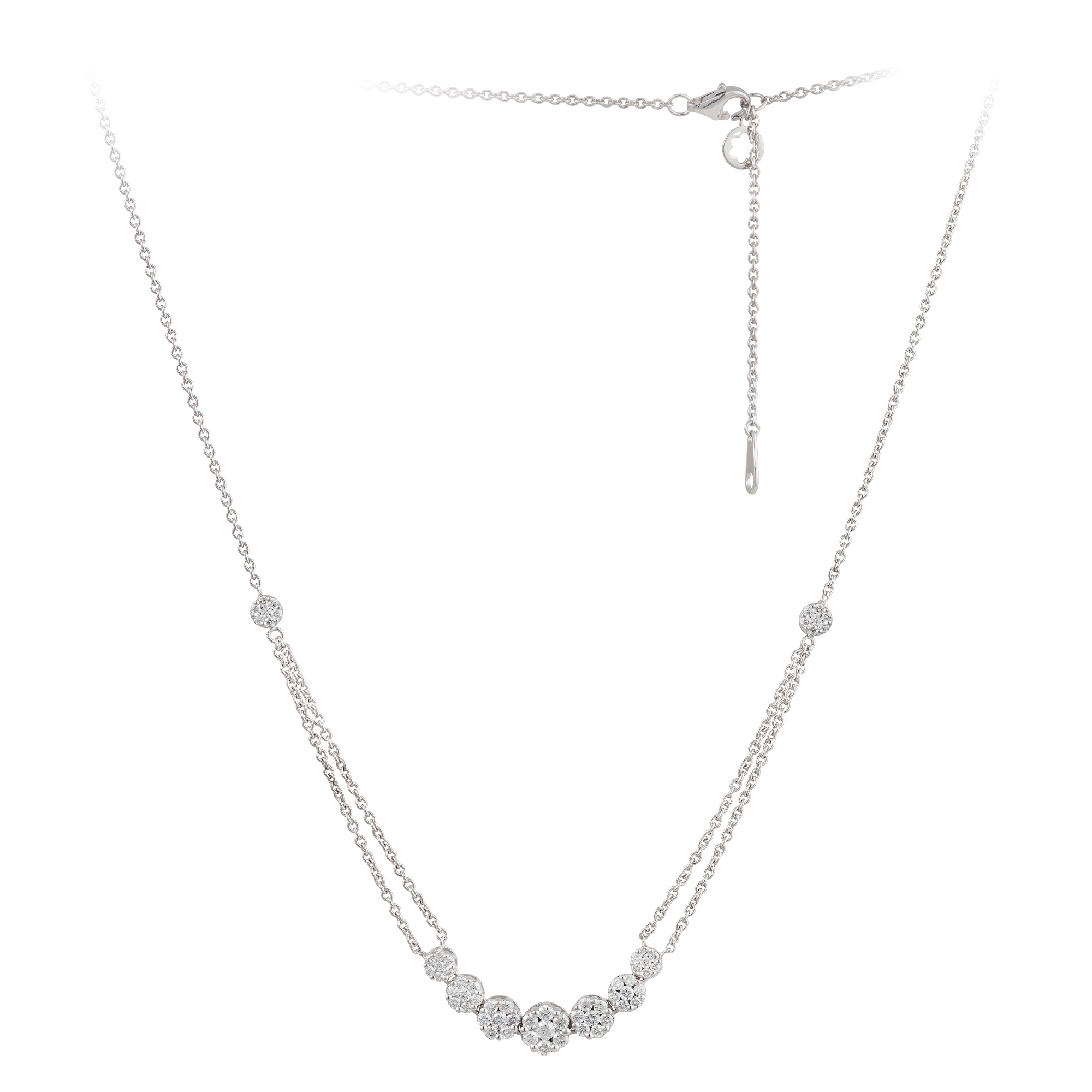 Collier Diamants et Or 18 Carats Layna