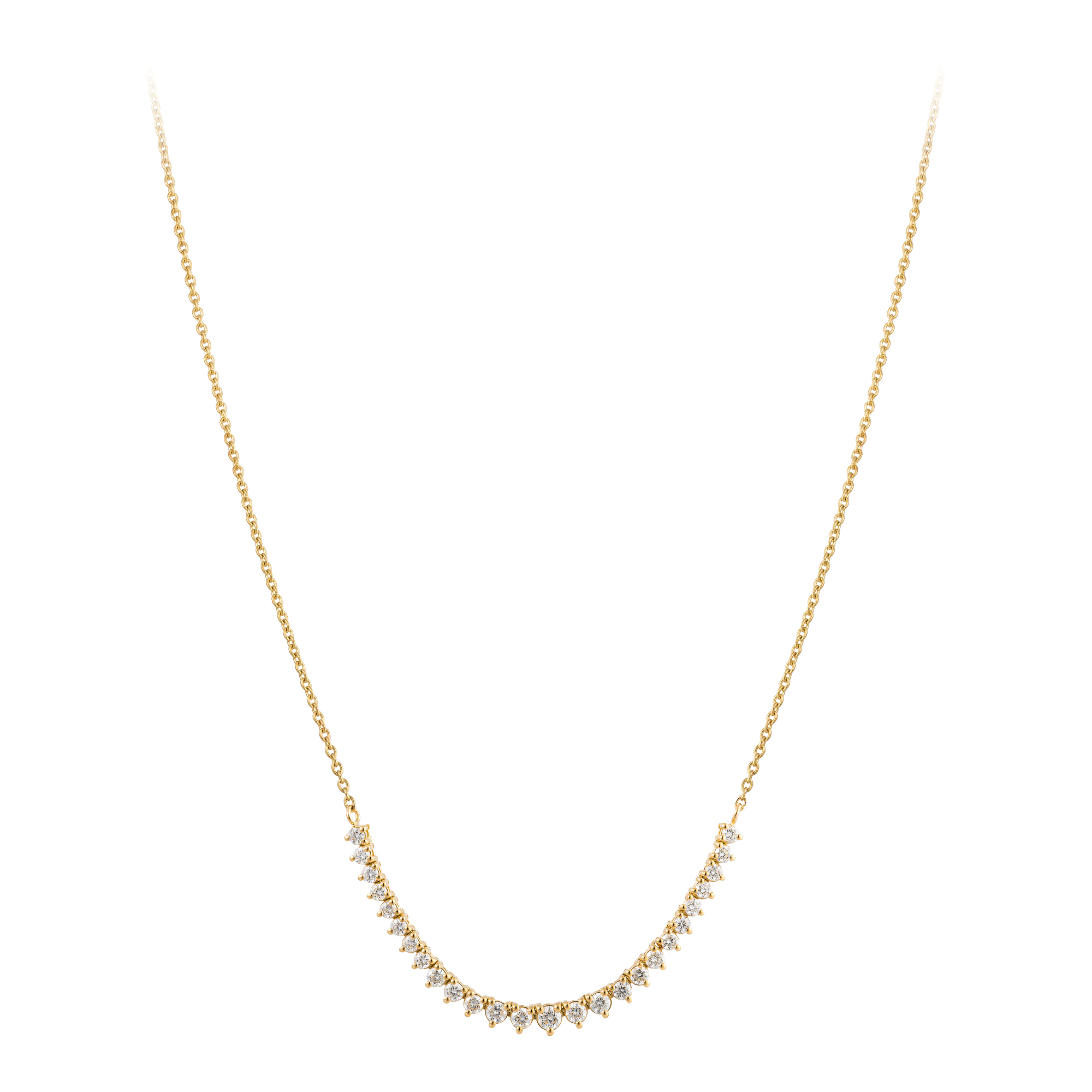 Collier Diamants et Or 18 Carats Alice