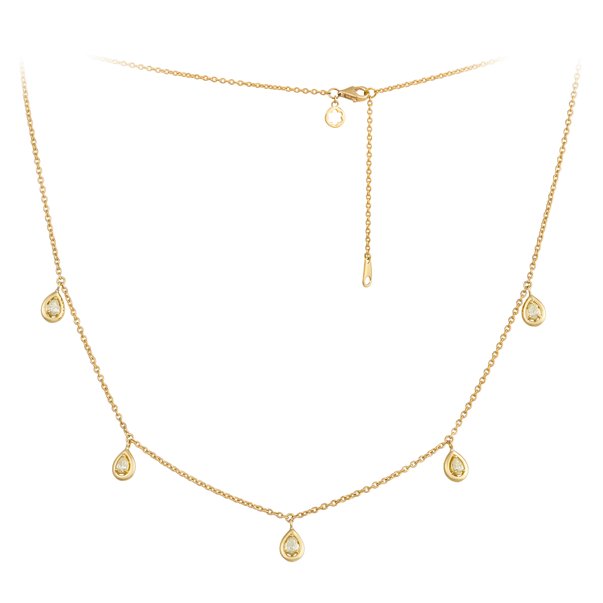 Collier Or 18 Carats et Diamants Vanessa