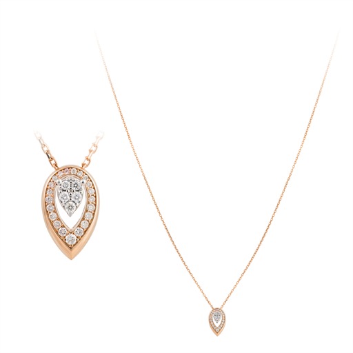 Collier Or 18 Carats et Diamants Aurore