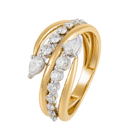 Bague Or 18 Carats et Diamants Ariane